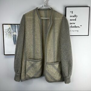 DONEGAL DESIGN Irish Cardigan Sweater Appears SZ M